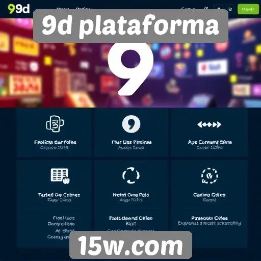 Características principais do site 9d plataforma